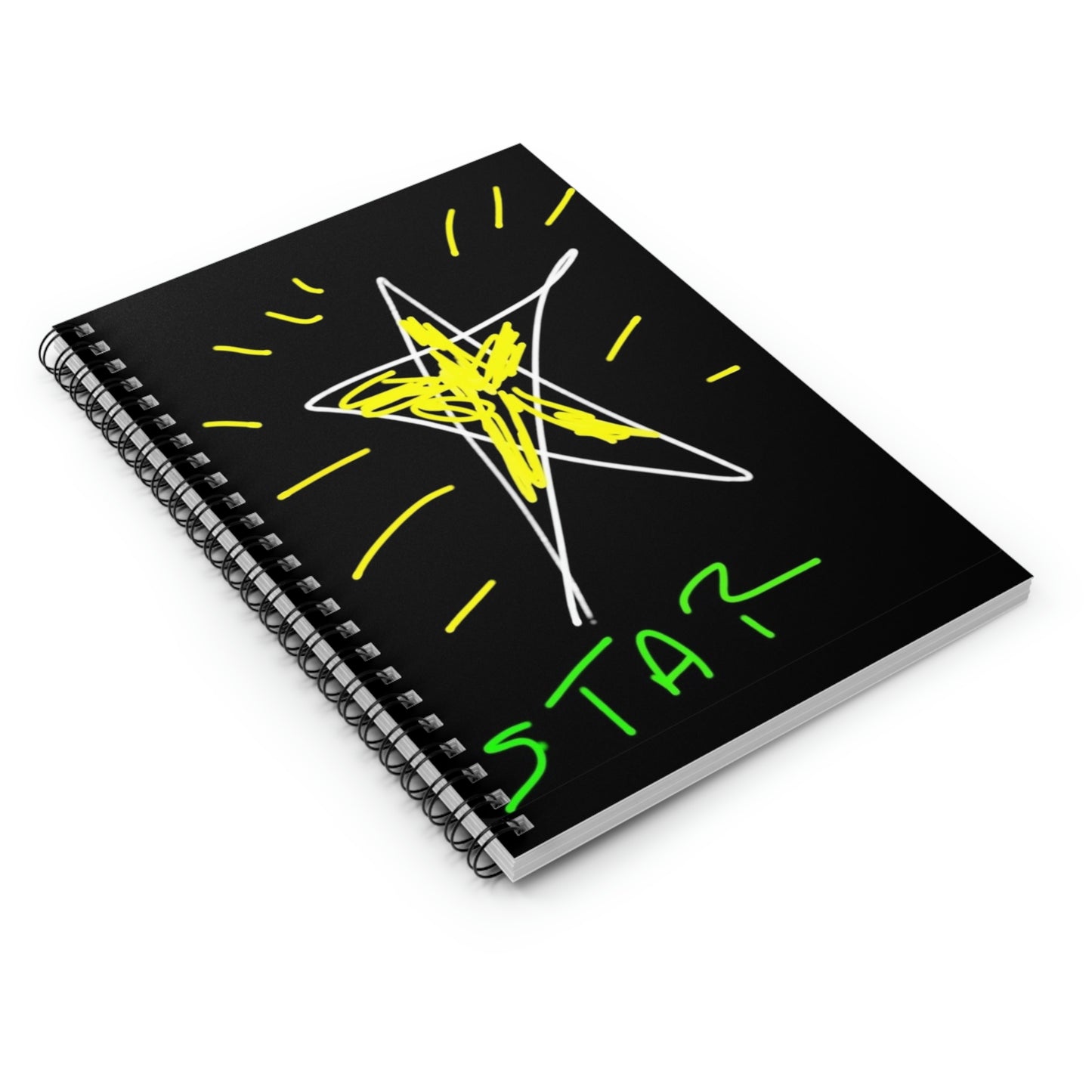 Star- Spiral Notebook - Ruled Line