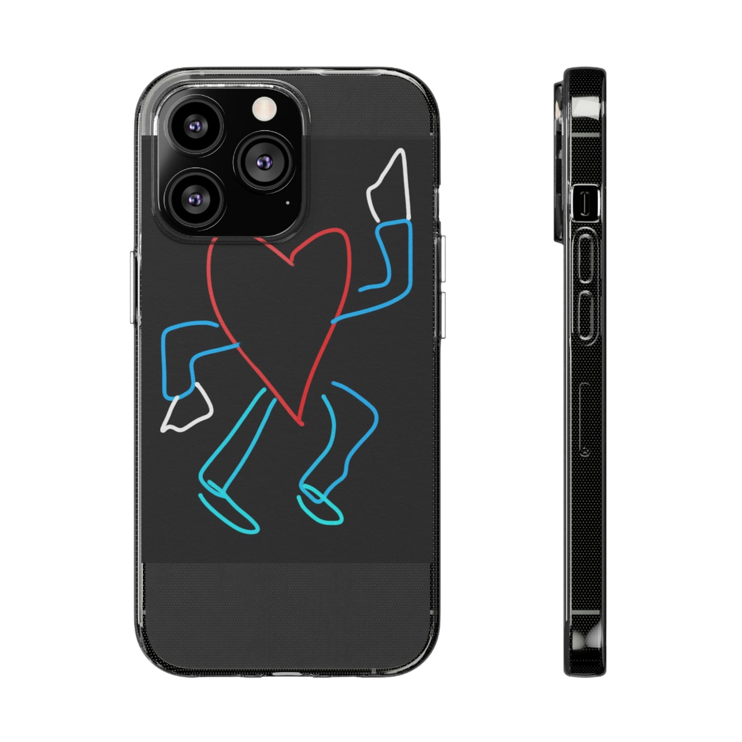 You Make My Heart Dance- Clear Silicone Phone Case