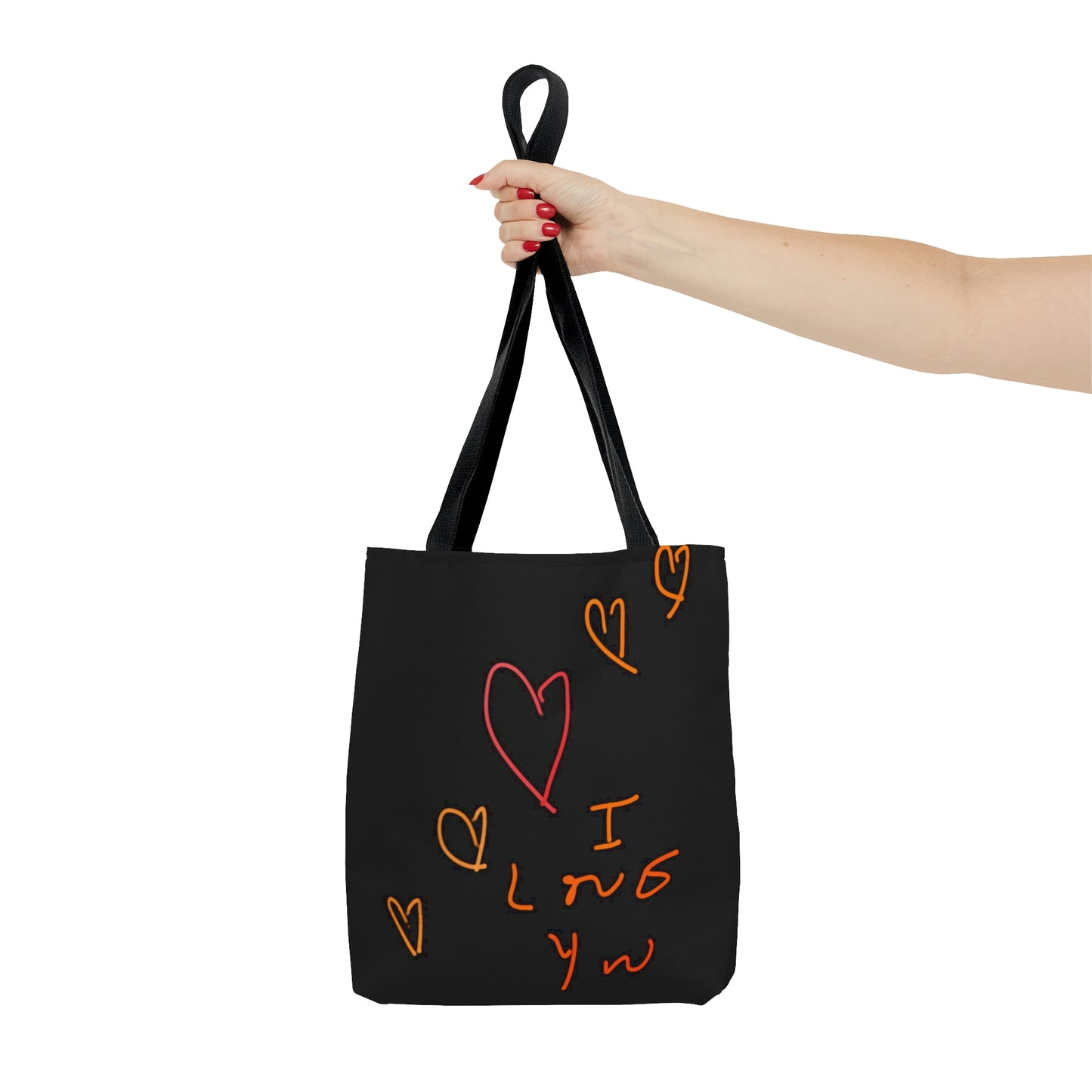 5 Hearts/I Love You- AOP Tote Bag