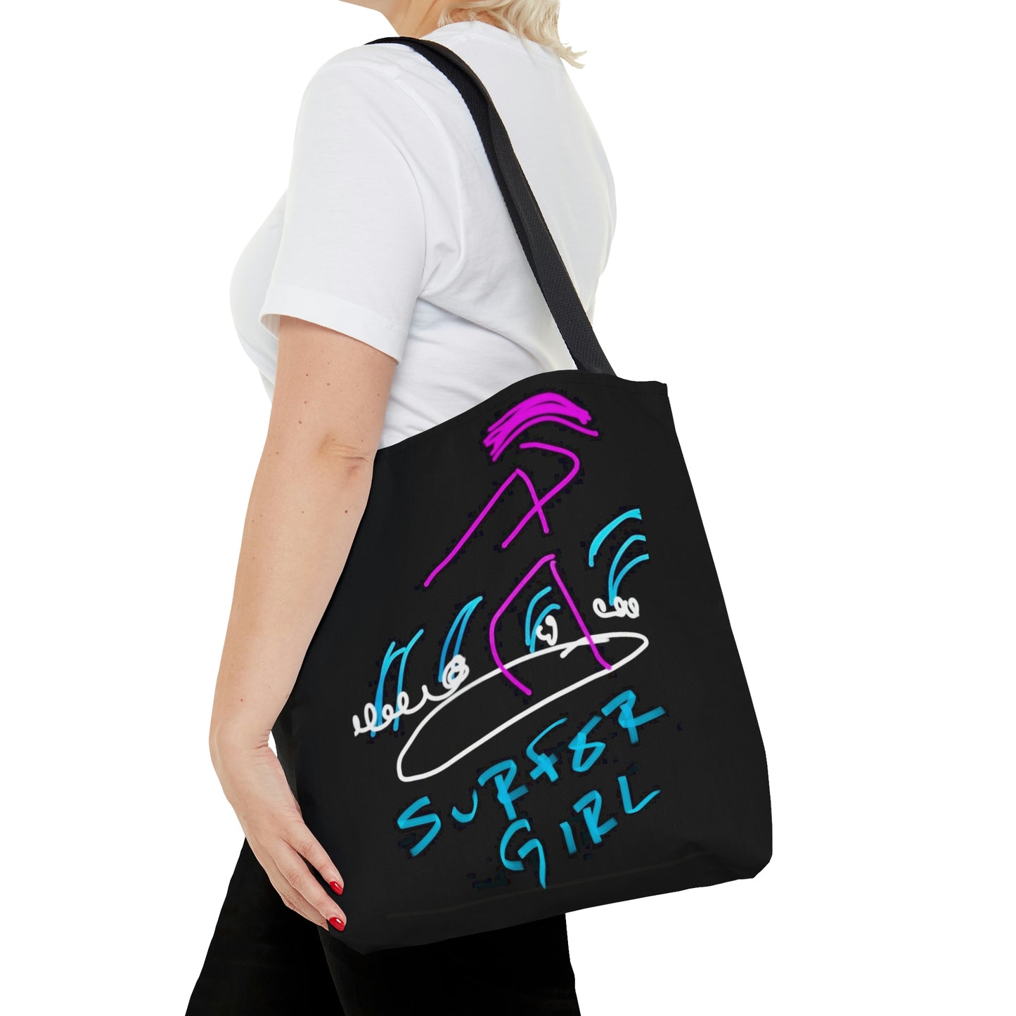 Surfer Girl- AOP Tote Bag