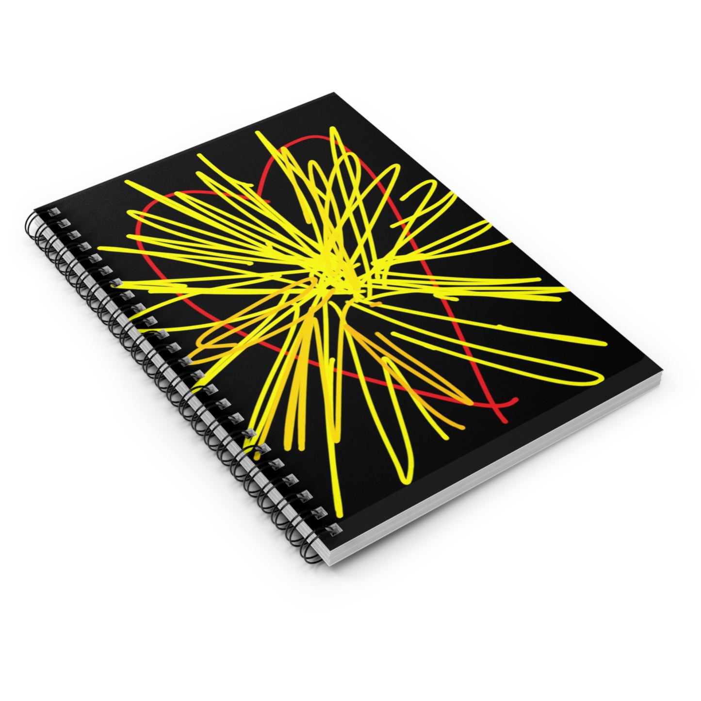 Heart Bursting With Light- Spiral Notebook - Ruled Line