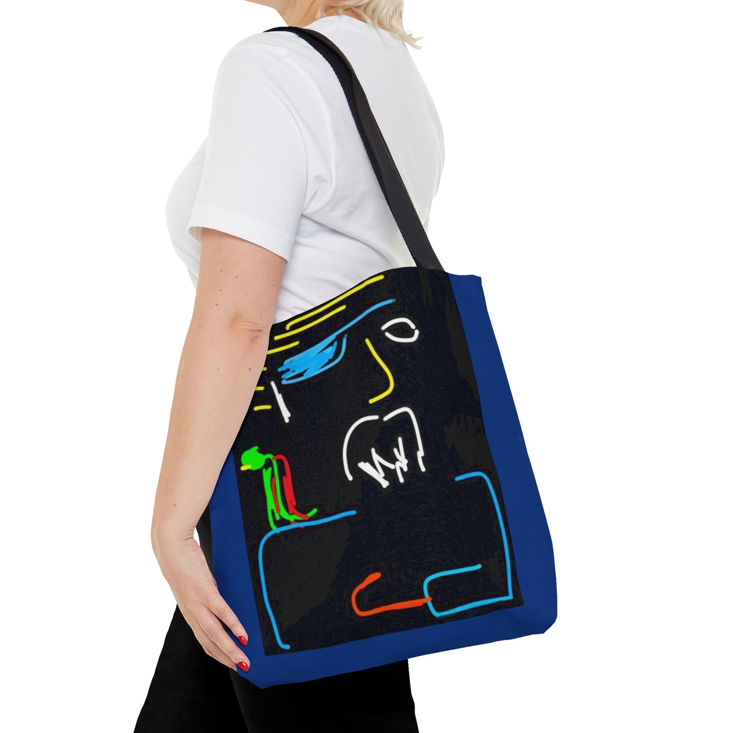 Pirate- Tote Bag (AOP)- Black and Blue